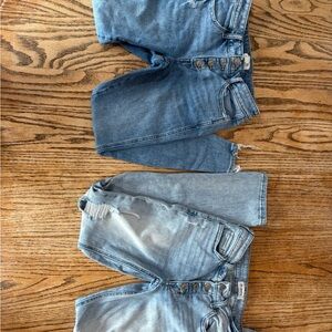Maurices Light and Medium Blue Skinny Jeans